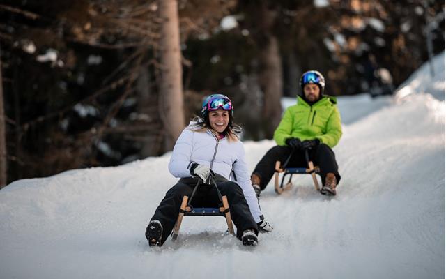 Rodeln im Skigebiet Rosskopf