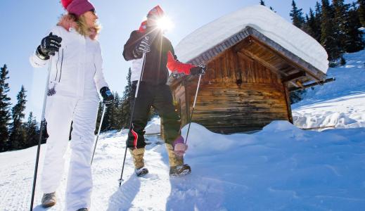 Couple during a Winter Hike